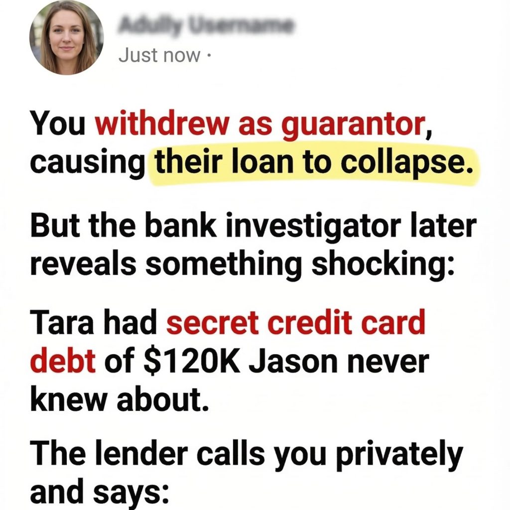 I Pulled My Guarantee and Their Dream House Collapsed—But the Bank’s Investigation Revealed a $120K Secret No One Saw Coming